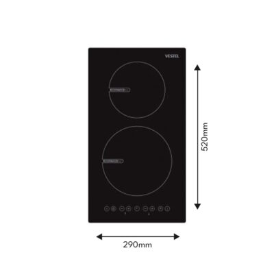 Vestel 2 Zone Compact Induction Hob – 30cm