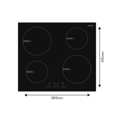 Vestel 4 Zone Built-in Induction Hob – 60cm