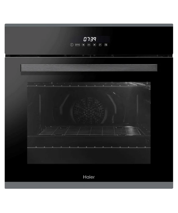 Haier built-in electric baking oven for home with digital display and convection fan — top baking ovens in Pakistan 2026