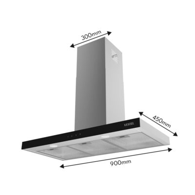 Wall Mounted Hood – 90cm