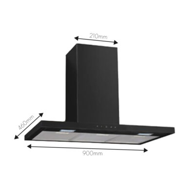 Wall Mounted Hood – 90cm
