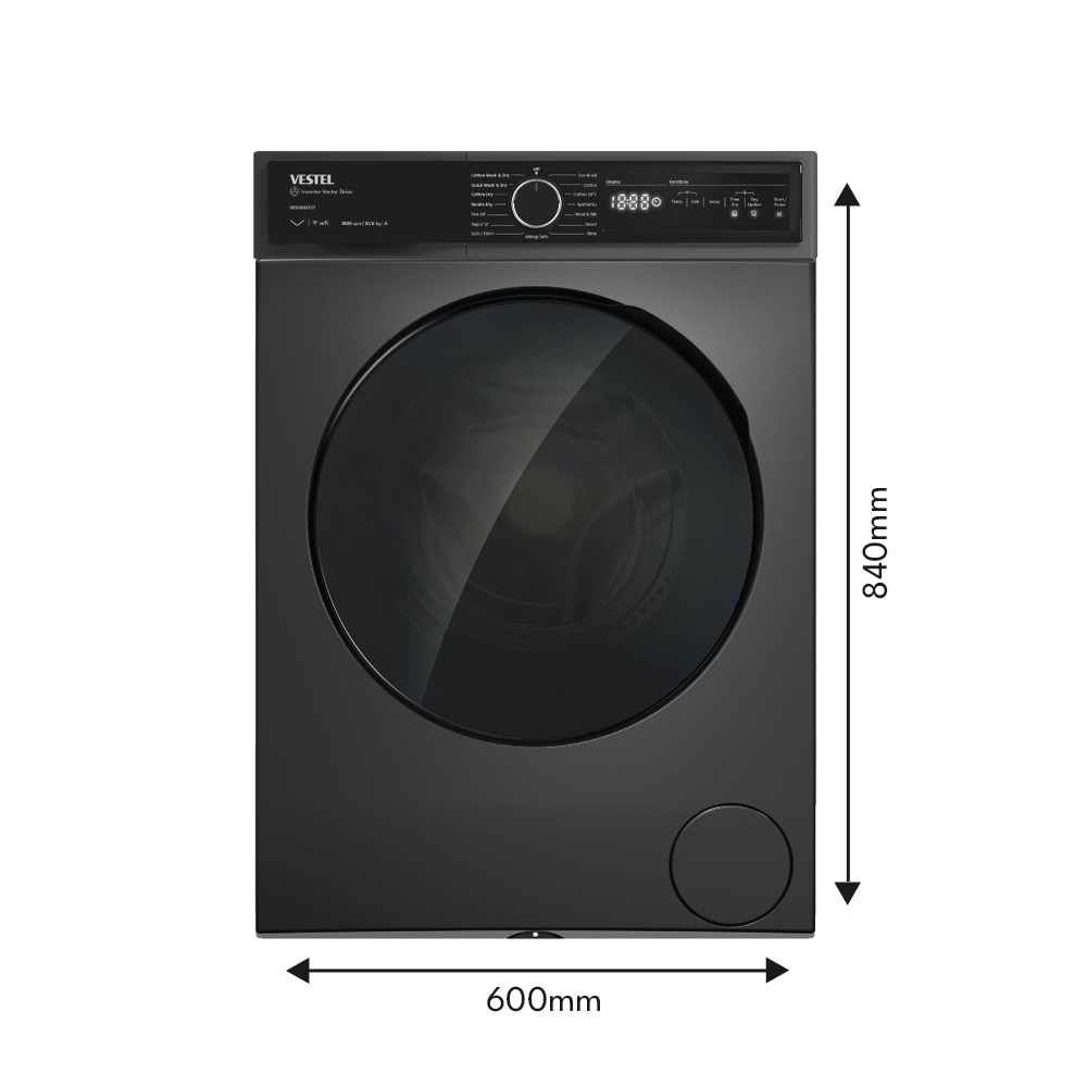 Vestel Automatic Front Load Washer Dryer (WD10B14T2T)