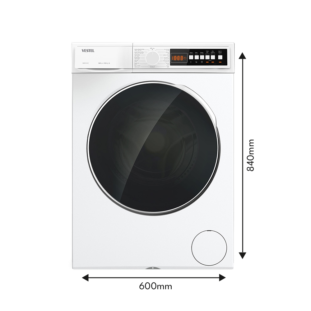 Vestel Automatic Front Load Washer Dryer (WDB1014T2)